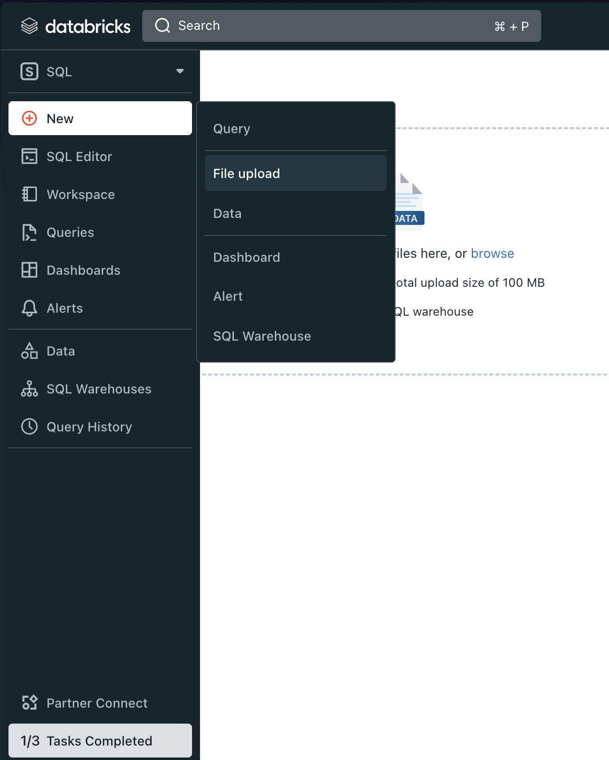 New File Upload Using Databricks SQL New File Upload Using Databricks SQL